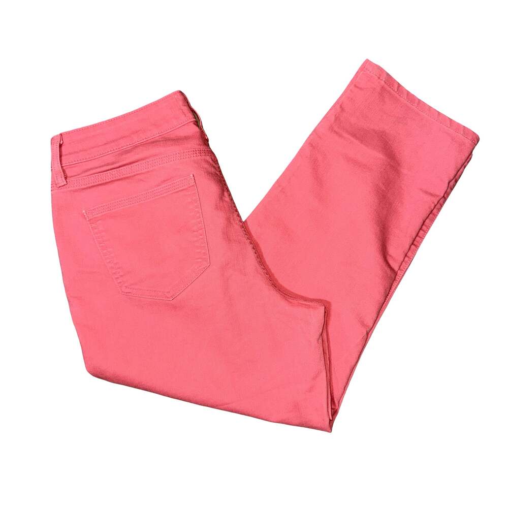 St Johns Bay Capri Jeans Womens Size 10 Pink Denim Cropped Cotton - Picture 3 of 5